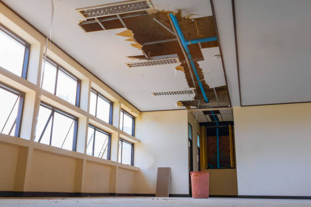 Water damage restoration process in West View, PA